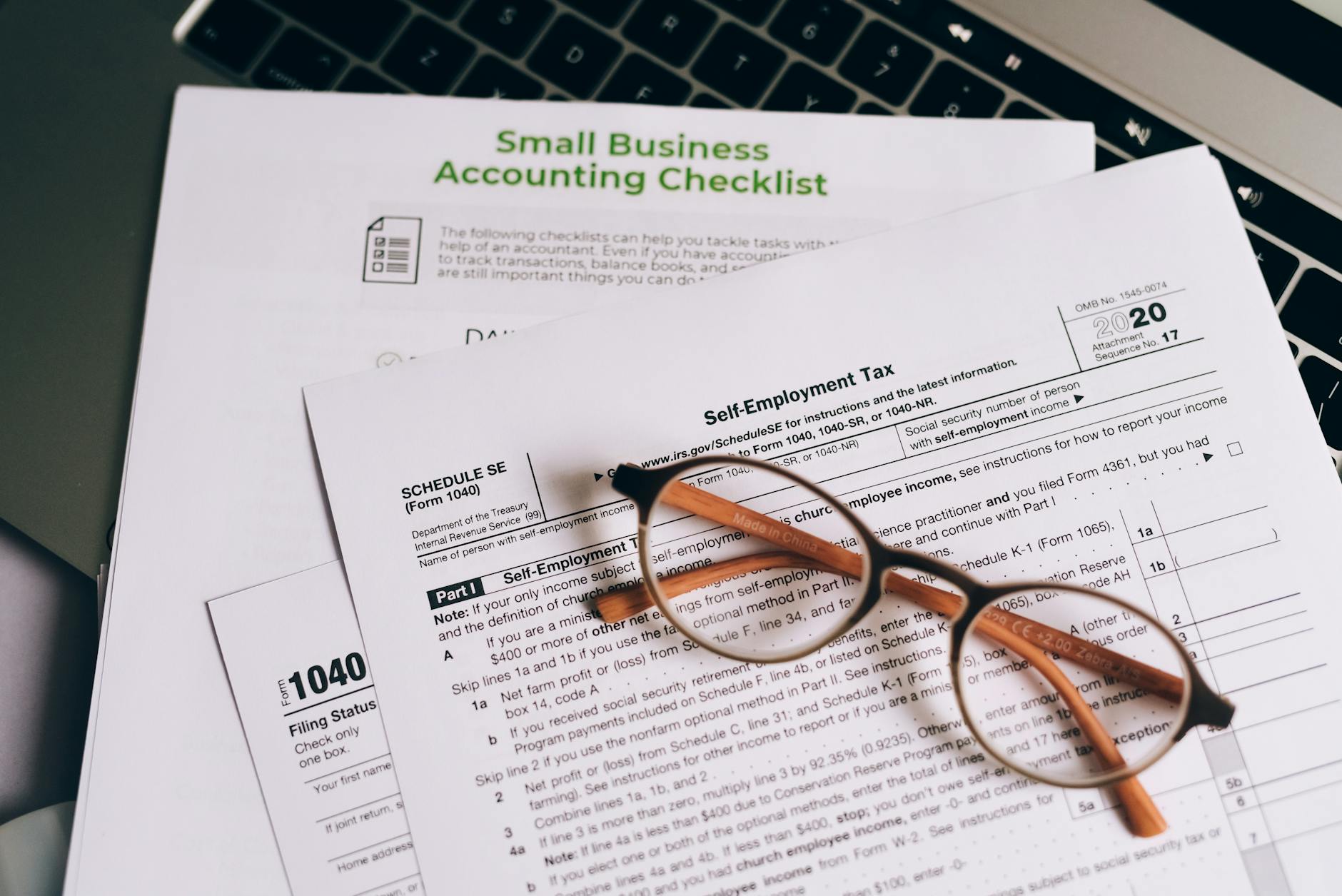 Self-employment tax category visual
