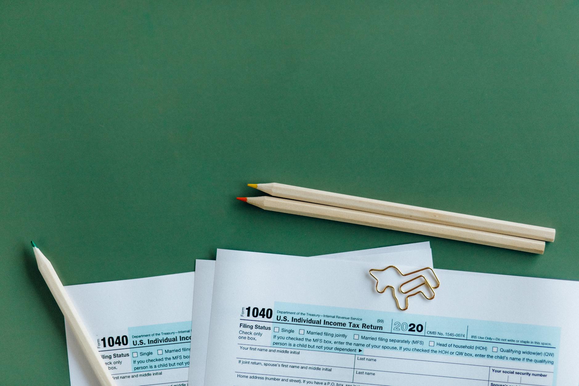 Tax filing category visual